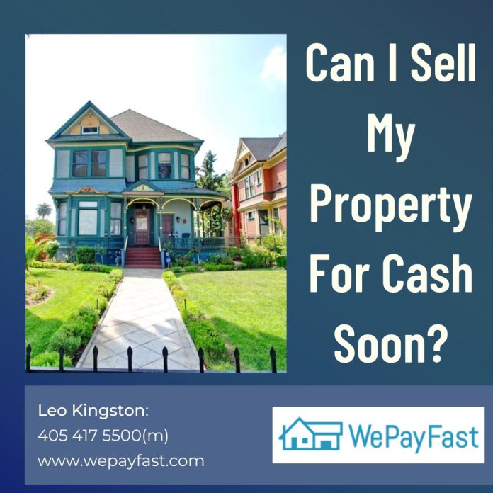 Can I Sell My Property For Cash Soon