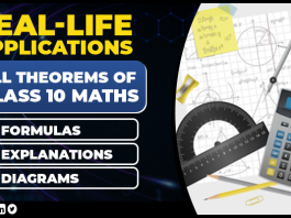 Real-Life Applications All Theorems of Class 10 Maths “Formulas, Explanations and Diagrams”
