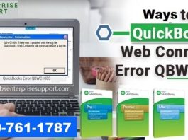 QuickBooks web connector error QBWC1085