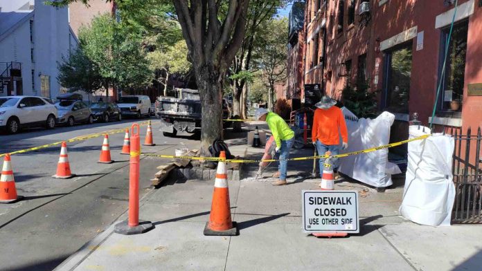 Sidewalk Repair Contractors in NYC