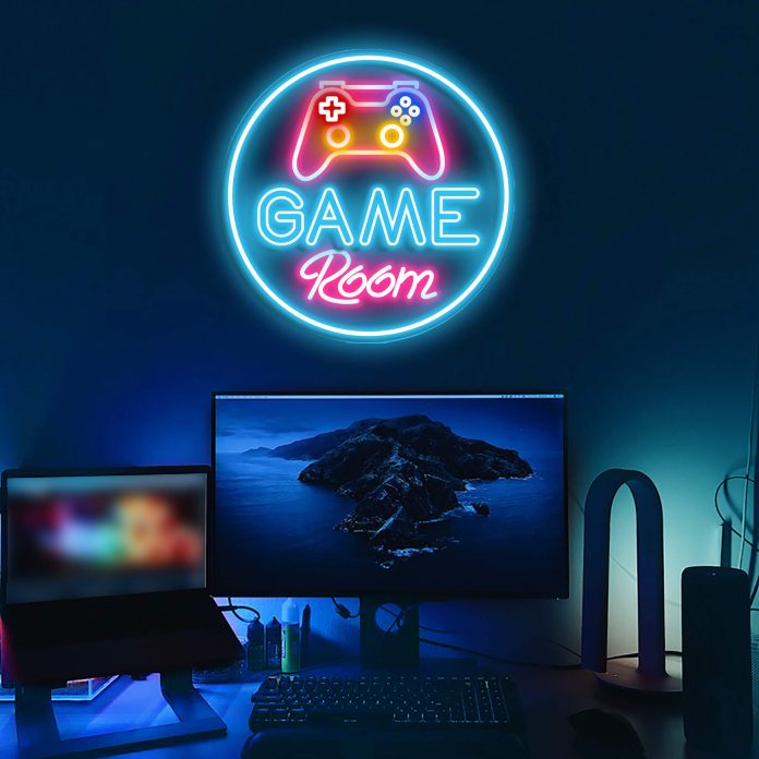 Gaming neon signs