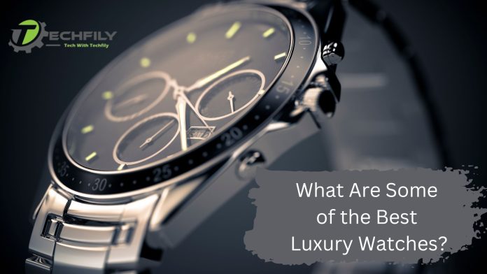 black luxury watch