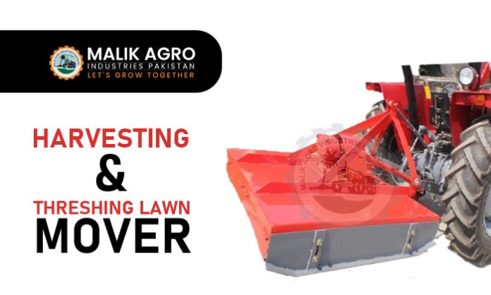 Harvesting and Threshing Lawn Mover