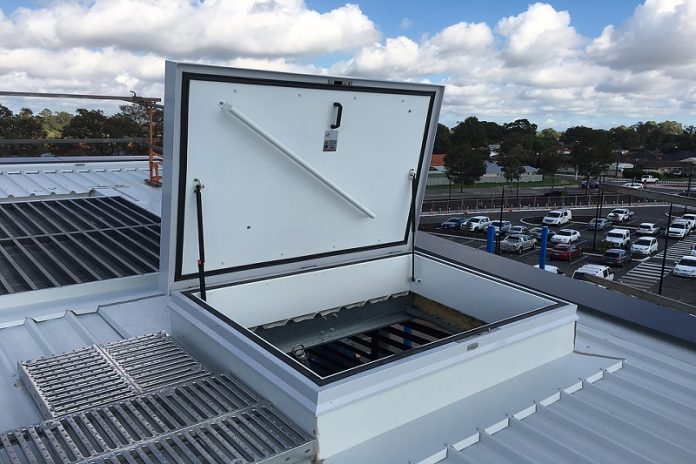 roof access hatch installation