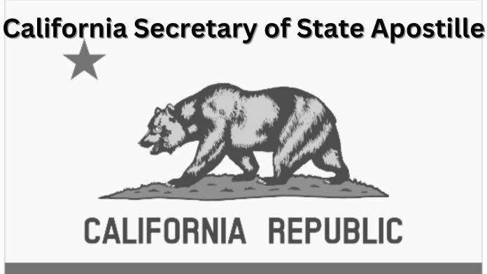California Secretary of State Apostille