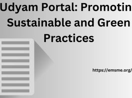 Udyam Portal Promoting Sustainable and Green Practices