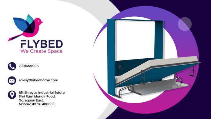 Wall bed with desk - Flybed Home