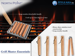 North Point-BBQ-Tool-Set-and-Hot-Dog-Roller-Style Asia Inc