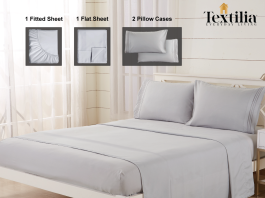 Textilia-Bedsheet-sets-gray-Style Asia Inc